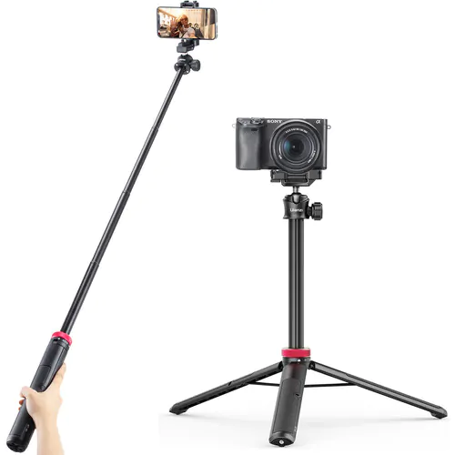 Ulanzi MT-44 Extendable Vlog Tripod With 360° Ball Head (Black)